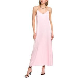 Point Womens  Satin Slip Dress, Pink